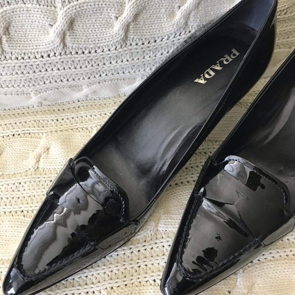 Prada Patent Leather Pumps. Fashionable, stylish